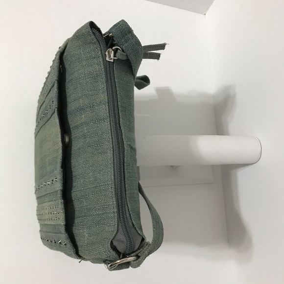 DENIM SHINY COUTRY BOHO CROSSBODY BAG - Picture 5 of 7